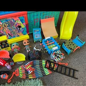 Lol doll clubhouse with everything shown